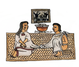 Ceremonia del atado - Ihuilcamina y Citlalxochitl